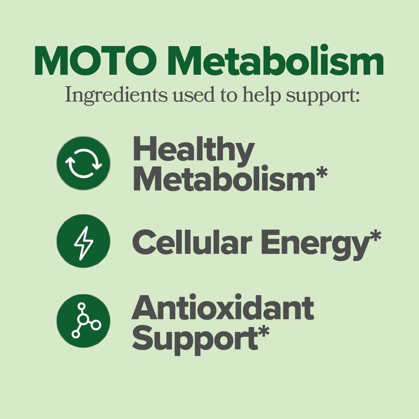 Moto Metabolism Boosting Capsules*